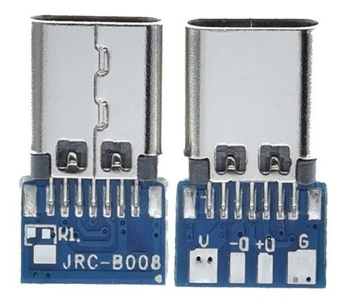 Conector Usb 3.1 Tipo C Hembra (10 Pz) Para Soldar