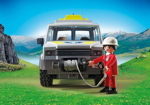 Playmobil Camión Playset De Rescate De Montaña