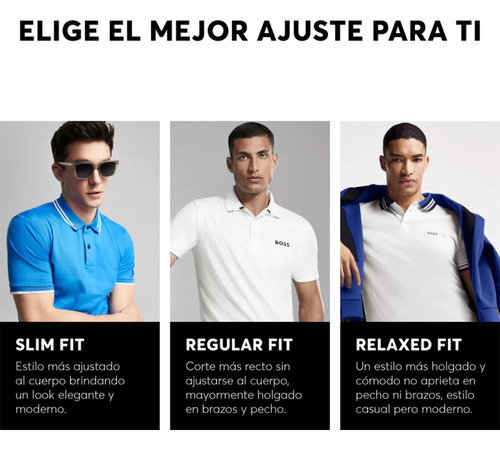 Polo Para Hombre Boss En Tejido Elástico Con Estampado