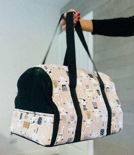 Imagen 1 de 7 de Bolso Transportador Perro/gato Myd Chico 35x25x23