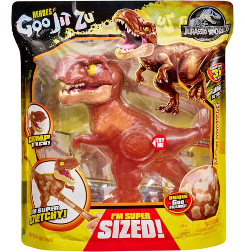 Goo Jit Zu Jurassic World Dinosaurio T-rex Gigante 20cm