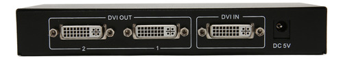 Divisor De Interfaz Dvi, 1 Entrada Y 2 Salidas, Compatible C
