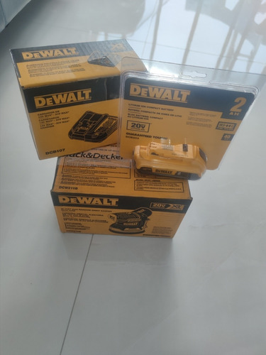 Lijadora Orbital Dewalt Cargador Y Pila 