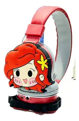 Audífono Bluetooth Infantil Princesa Disney Ariel Niñas Infa