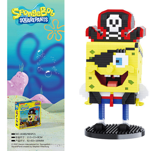 Bloques De Figuras De Bob Esponja De Bob Esponja, Juguete, R