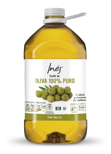 Aceite De Oliva 100% Puro Inés Galon 5 L