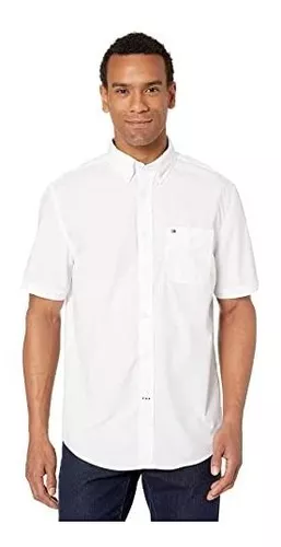 apoyo Autónomo Guerrero Camisa Tommy Hilfiger Blanca Manga Larga | MercadoLibre 📦