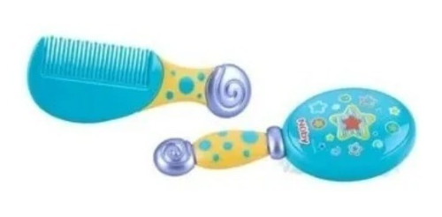 Set Cepillo Y Peine Para Bebe Nuby Anatomicos Bpa Free +0m