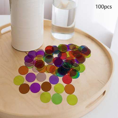 2 X 100 Contadores De Matemáticas De Colores Surtidos Para
