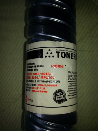 Imagen 4 de 7 de Toner Fotocopiadora Ricoh Negro Cualquier Modelo