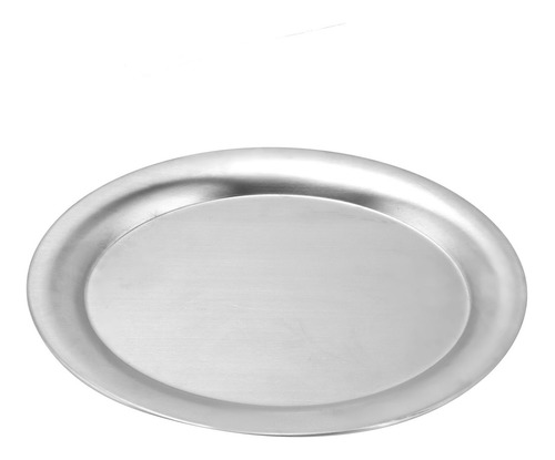 Plato De Comida Ovalado De Acero Inoxidable, Pequeño, Multif