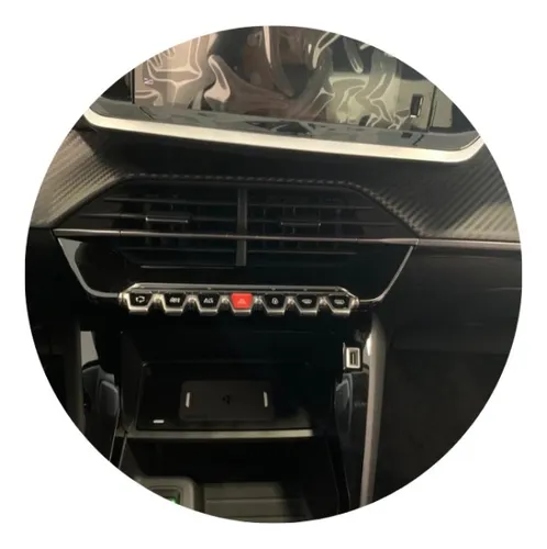 Cargador inal mbrico de tel fono celular para Peugeot 208