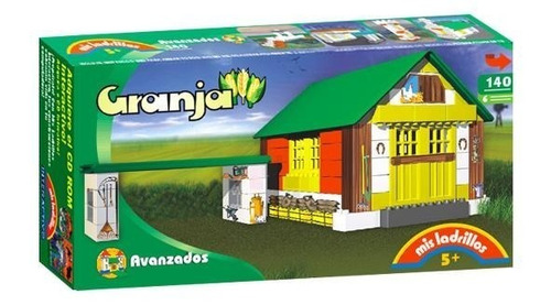 Imagen 4 de 4 de Mis Ladrillos Granja 140 Bloques Para Armar La Plata Myuj