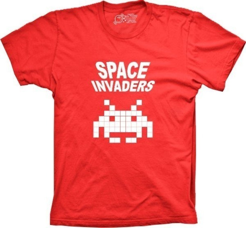 Camiseta Plus Size - Space Invaders