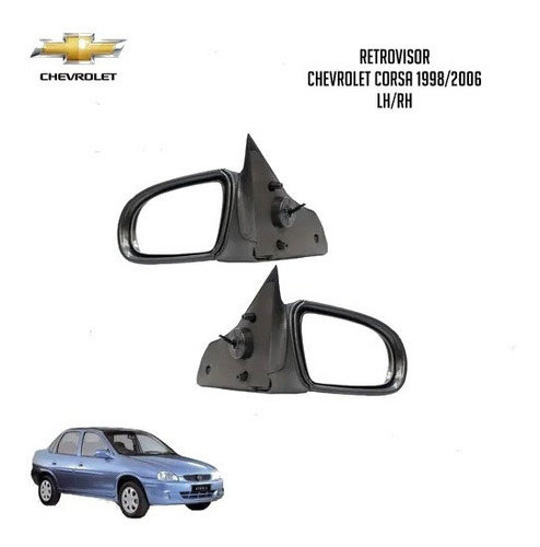 Retrovisor Chevrolet Corsa 1997/2006