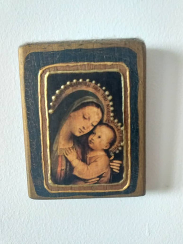 Espectacular Adorno De La Virgen Con El Niño Jesús