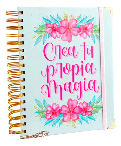 Libreta Letters By Jess -¨magia¨ (anilllada - A5)