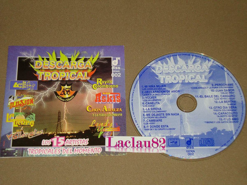 Descarga Tropical 98 Disa Cd Angeles Azules Celso Chon Kery