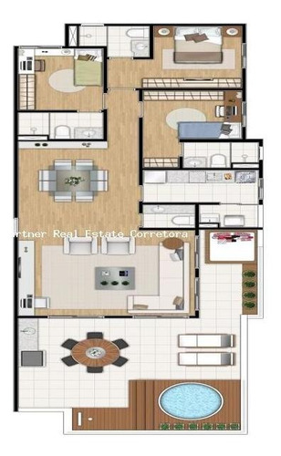 Imagem 8 de 15 de Apartamento Para Venda Em São Paulo, Vila Andrade, 2 Dormitórios, 1 Suíte, 2 Banheiros, 2 Vagas - 2461c_2-767643