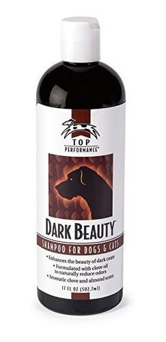 Top Performance Dark Beauty Dog And Cat Shampoo, 17-ounce