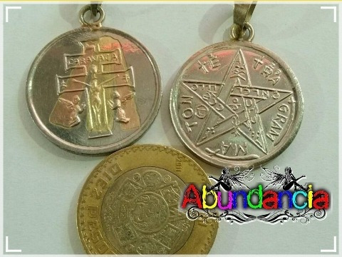 Talismán Cruz De Caravaca Con Tetragramatón En 3 Metales 