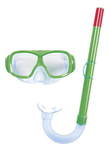 Kit Snorkel Com Máscara Infantil Bestway Para Mergulho