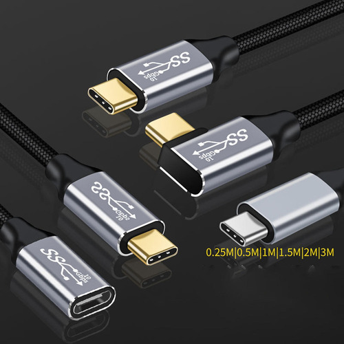 A Cable Usb C A Usb C De 3 M, Tipo C3.1 Gen2, 10 Gb, Carga