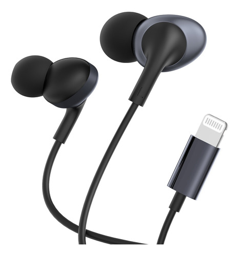 Fone De Ouvido Com Fio Lightning Com Controle E Microfone