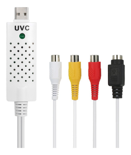 Adaptador De Conversor De Vídeo Hd Da Placa De Captura De Áu