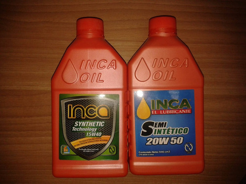 Aceite Semisintetico 15w40 & 20w50 Inca