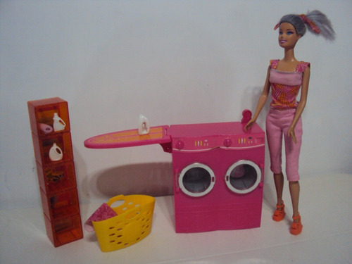 Barbie Set De Lavandería  (mattel, Inc. Año 2011). 