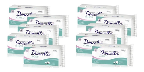 10 Pack Algodón Doncella Clasico Extra Suave X 500gms