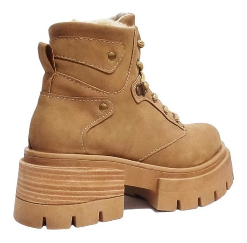Imagen 3 de 5 de Borcegos Renata Camel