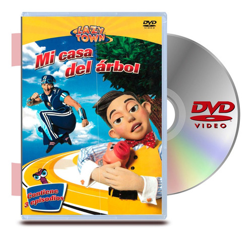 Dvd Lazy Town: Mi Casa Del Arbol