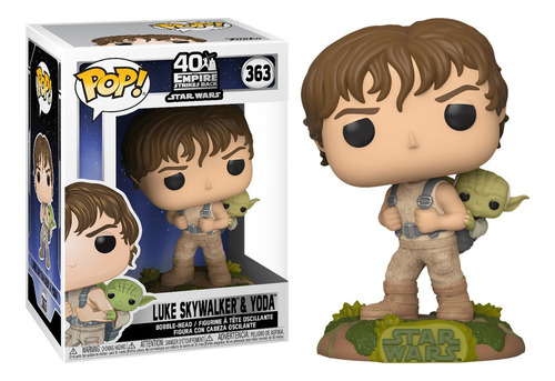 Funko Pop Luke Skywalker W/yoda 363 Star Wars Nuevo