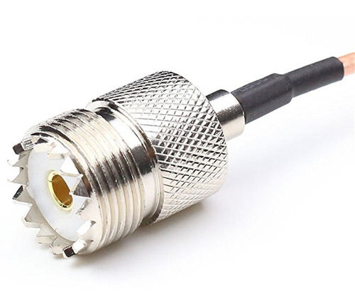 Imagen 3 de 11 de Cable De Antena Coaxial, Sma Macho A Uhf Hembra / Hembra