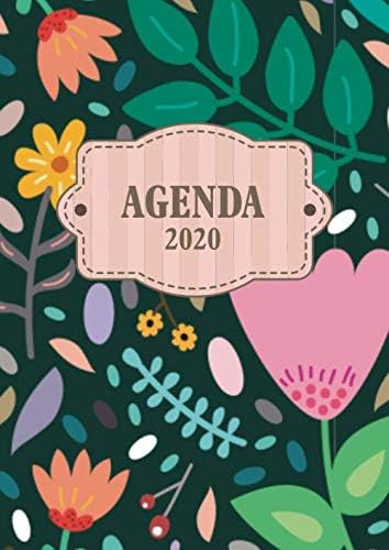 Libro: Agenda 2020: Tema Floral Agenda Mensual Y Semanal + I