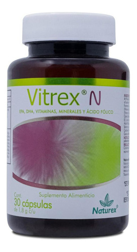 Vitrex N (vitaminas, Minerales Y Acido Fólico ) Naturex