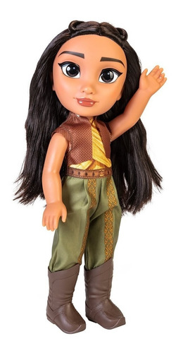 Imagen 5 de 10 de Muñeca Raya Último Dragón 38cm Gigante Original Disney Store
