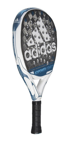 Imagen 3 de 3 de Paleta de pádel adidas Adipower Light 3.0 2021 blanca y azul