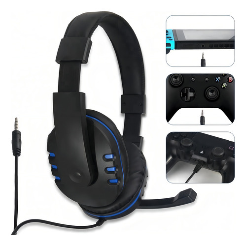 Headset Para Ps4 Series, Xbox One Séries E Nintendo Switch