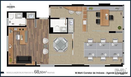 Imagem 25 de 30 de Sala Comercial À Venda Com 176.5m² Por R$ 1.717.000,00 No Bairro Champagnat - Curitiba / Pr - M2ch-abinv10