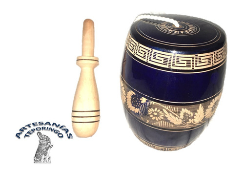 1 Pieza/artesanía Mexicana Balero Dibujado Extra Grande