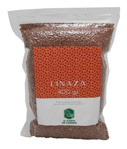 Semilla Linaza Agroecológica 400g Huerto De Carmen Orgánica