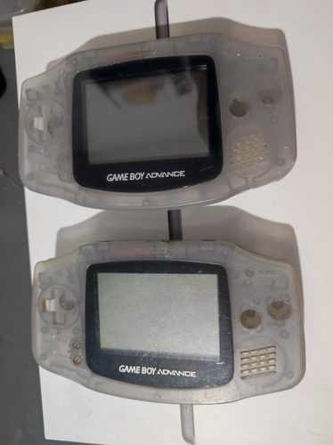 Par Carcazas Con Display Gameboy Advance Estetica 7.5 Usadas