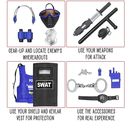 El Mejor Kit De Juguetes De Rol Policial Todo En Uno Para Ni