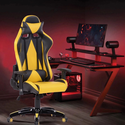 Silla Gamer Negro/amarillo M+design