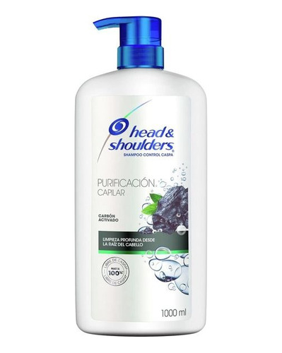 Head & Shoulders Shampoo Charcoal 1lt Hys