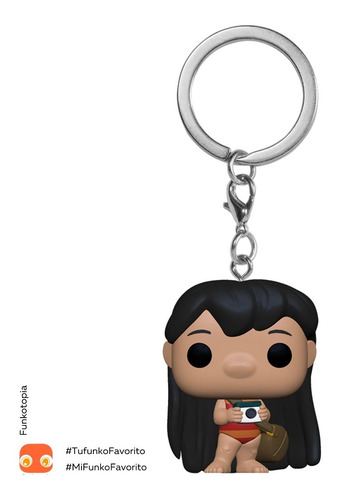 Imagen 2 de 3 de Llavero Funko Pop: Disney Lilo Y Stitch- Lilo