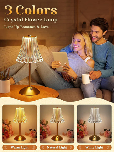 Lámpara De Escritorio Con Sensor Led Táctil, Luz Nocturna De